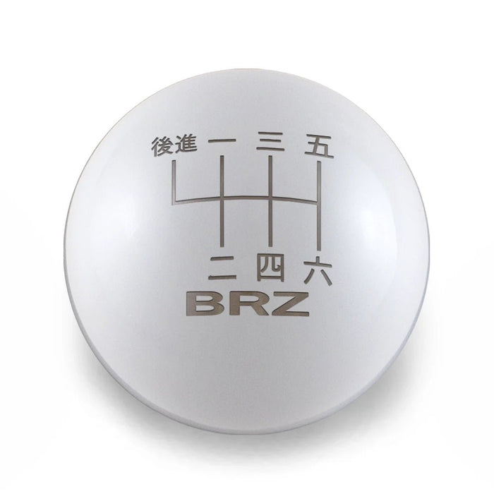 Billetworkz Weighted 6 - Speed Shift Knob 13 - 21 Subaru BRZ / FR - S / 86 - Japanese Engraving - BW-KNB-BRZ1-BRZJP-GWHT-SP - Subimods.com