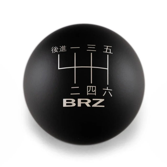 Billetworkz Weighted 6-Speed Shift Knob 13-21 Subaru BRZ / FR-S / 86 - Japanese Engraving - BW-KNB-BRZ1-BRZJP-MBLK-CK - Subimods.com