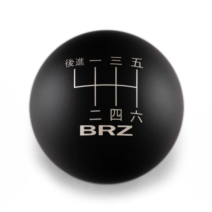Billetworkz Weighted 6 - Speed Shift Knob 13 - 21 Subaru BRZ / FR - S / 86 - Japanese Engraving - BW-KNB-BRZ1-BRZJP-MBLK-SP - Subimods.com