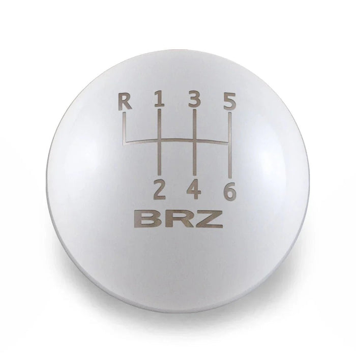 Billetworkz Weighted 6 Speed Shift Knob Fits Most Subaru BRZ / Toyota GR86 Models - BW-KNB-BRZ2-SBRZ-GWHT-CK - Subimods.com