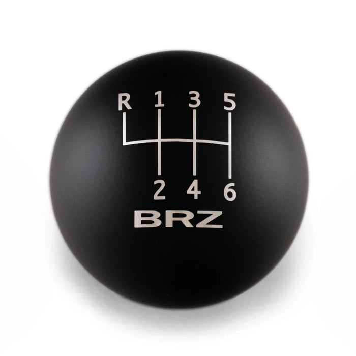 Billetworkz Weighted 6 Speed Shift Knob Fits Most Subaru BRZ / Toyota GR86 Models - BW-KNB-BRZ2-SBRZ-MBLK-SP - Subimods.com