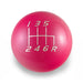 Billetworkz Weighted Shift Knob 6 - Speed Fits Most Subaru Models - BW-KNB-SUB6-VEL6-CPNK-SP - Subimods.com