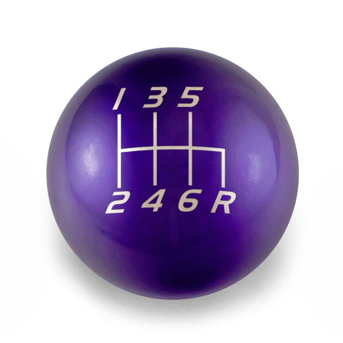 Billetworkz Weighted Shift Knob 6 - Speed Fits Most Subaru Models - BW-KNB-SUB6-VEL6-CPRP-SP - Subimods.com