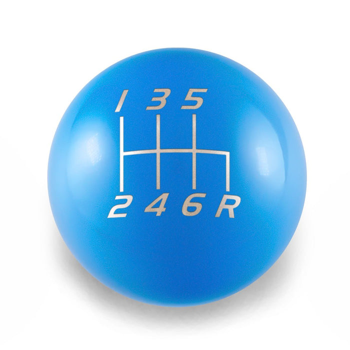 Billetworkz Weighted Shift Knob 6 - Speed Fits Most Subaru Models - BW-KNB-SUB6-VEL6-HYBL-SP - Subimods.com