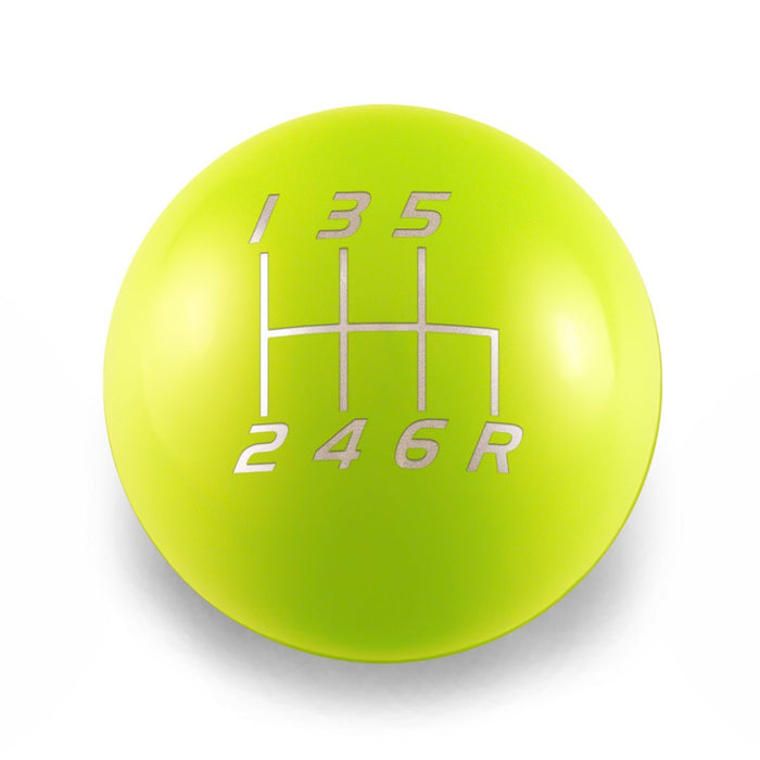 Billetworkz Weighted Shift Knob 6 - Speed Fits Most Subaru Models - BW-KNB-SUB6-VEL6-NYEL-SP - Subimods.com
