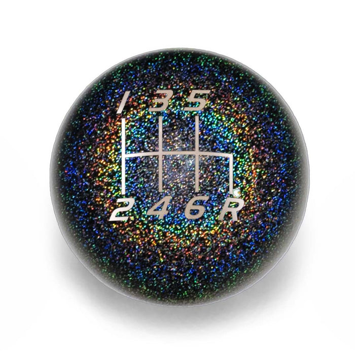 Billetworkz Weighted Shift Knob 6 - Speed Fits Most Subaru Models - BW-KNB-SUB6-VEL6-RBSP-SP - Subimods.com