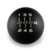Billetworkz Weighted Shift Knob 6 Speed Heartbeat Engraving Subaru STI - BW-KNB-STI-HB6-MBLK-CK - Subimods.com