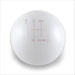 Billetworkz Weighted Shift Knob 6 Speed Jail-Prison Engraving Fits Most Subaru Models - BW-KNB-SUB6-JP-GWHT-AP - Subimods.com