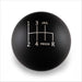 Billetworkz Weighted Shift Knob 6 Speed Jail-Prison Engraving Fits Most Subaru Models - BW-KNB-SUB6-JP-MBLK-AP - Subimods.com
