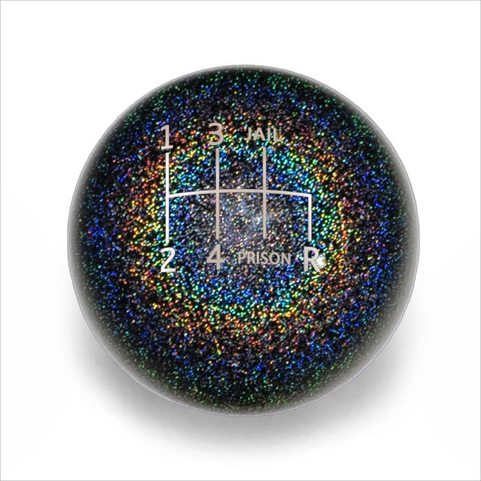 Billetworkz Weighted Shift Knob 6 Speed Jail - Prison Engraving Fits Most Subaru Models - BW-KNB-SUB6-JP-RBSP-SP - Subimods.com