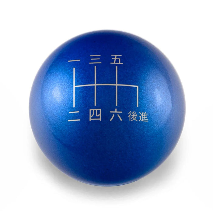 Billetworkz Weighted Shift Knob 6 Speed Japanese Engraving 15 - 25 Subaru WRX - BW-KNB-WRX6-JAP6-CBLU-SP - Subimods.com