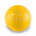 Billetworkz Weighted Shift Knob 6 - Speed Japanese Engraving Fits Most Subaru Models - BW-KNB-SUB6-JAP6-GYEL-SP - Subimods.com