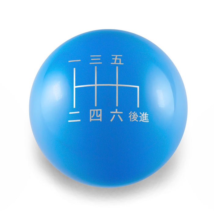 Billetworkz Weighted Shift Knob 6 - Speed Japanese Engraving Fits Most Subaru Models - BW-KNB-SUB6-JAP6-HYBL-SP - Subimods.com