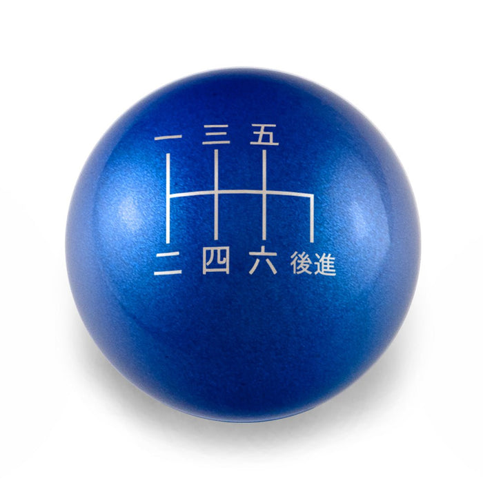 Billetworkz Weighted Shift Knob 6 Speed Japanese Engraving Fits Most Subaru STI Models - BW-KNB-STI-JAP6-CBLU-SP - Subimods.com