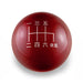 Billetworkz Weighted Shift Knob 6 Speed Japanese Engraving Fits Most Subaru STI Models - BW-KNB-STI-JAP6-CRED-SP - Subimods.com