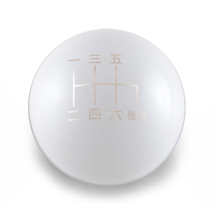 Billetworkz Weighted Shift Knob 6 Speed Japanese Engraving Fits Most Subaru STI Models - BW-KNB-STI-JAP6-GWHT-CK - Subimods.com