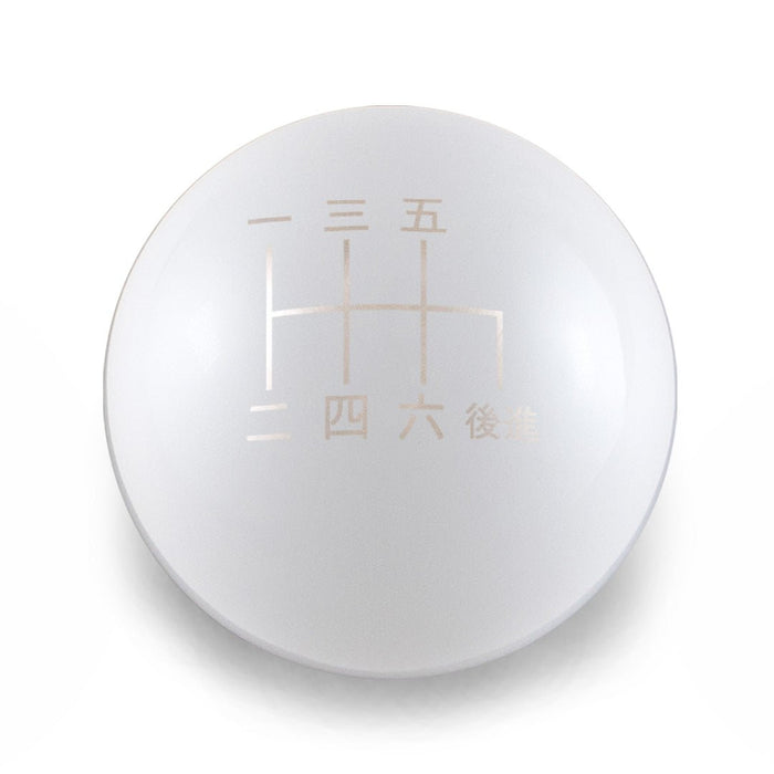 Billetworkz Weighted Shift Knob 6 Speed Japanese Engraving Fits Most Subaru STI Models - BW-KNB-STI-JAP6-GWHT-SP - Subimods.com