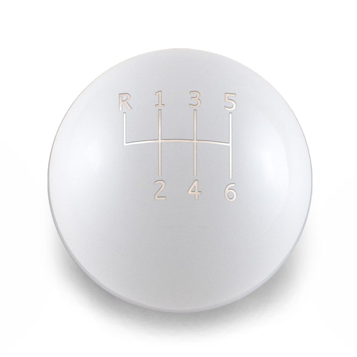 Billetworkz Weighted Shift Knob 6 Speed Standard Engraving 13-21 Subaru BRZ / FR-S / 86 - BW-KNB-BRZ1-STD6-GWHT-CK - Subimods.com