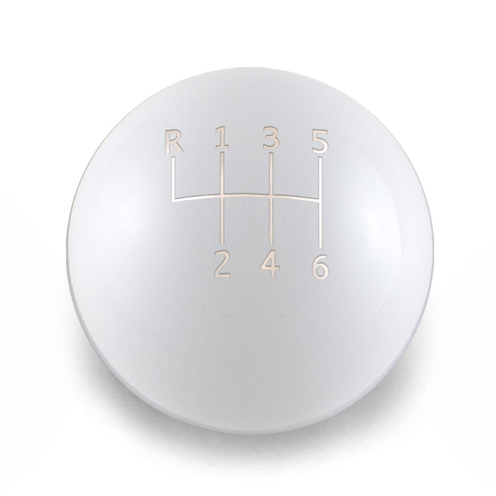 Billetworkz Weighted Shift Knob 6 Speed Standard Engraving 13 - 21 Subaru BRZ / FR - S / 86 - BW-KNB-BRZ1-STD6-GWHT-SP - Subimods.com