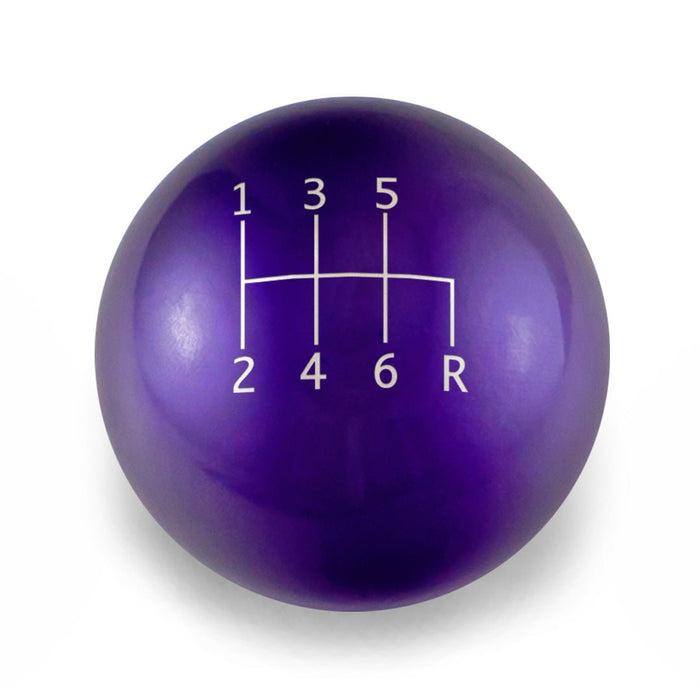 Billetworkz Weighted Shift Knob 6 - Speed Standard Engraving Fits Most Subaru Models - BW-KNB-SUB6-STD6-CPRP-SP - Subimods.com