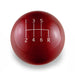 Billetworkz Weighted Shift Knob 6 - Speed Standard Engraving Fits Most Subaru Models - BW-KNB-SUB6-STD6-CRED-SP - Subimods.com