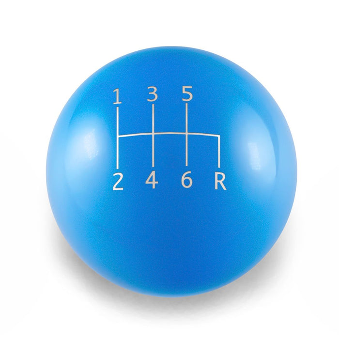 Billetworkz Weighted Shift Knob 6 - Speed Standard Engraving Fits Most Subaru Models - BW-KNB-SUB6-STD6-HYBL-SP - Subimods.com
