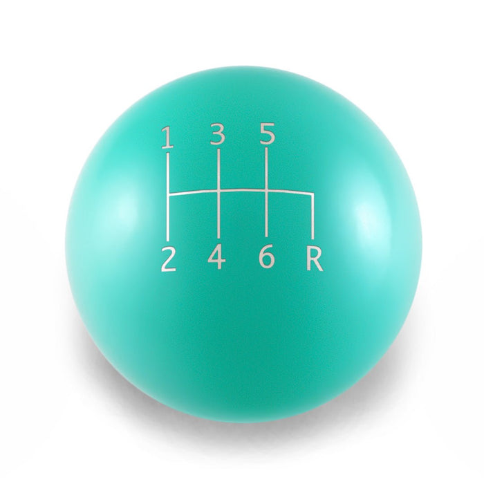 Billetworkz Weighted Shift Knob 6 - Speed Standard Engraving Fits Most Subaru Models - BW-KNB-SUB6-STD6-HYTL-SP - Subimods.com