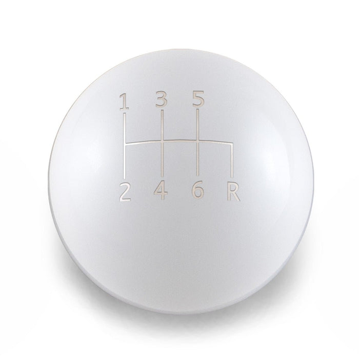 Billetworkz Weighted Shift Knob 6 Speed Standard Engraving Fits Most Subaru WRX Models - BW-KNB-WRX6-STD-GWHT-SP - Subimods.com