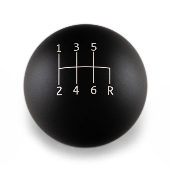 Billetworkz Weighted Shift Knob 6 Speed Standard Engraving Fits Most Subaru WRX Models - BW-KNB-WRX6-STD-MBLK-SP - Subimods.com