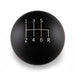 Billetworkz Weighted Shift Knob 6 Speed Standard Engraving Fits Most Subaru WRX Models - BW-KNB-WRX6-STD-MBLK-SP - Subimods.com