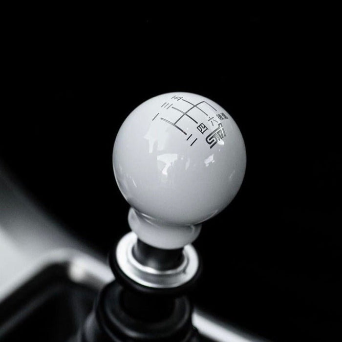 Billetworkz Weighted Shift Knob 6 Speed STI Japanese Engraving Fits Most Subaru STI Models - Navy Blue - BW-KNB-STI6-JPSTI-CRED-SP - Subimods.com