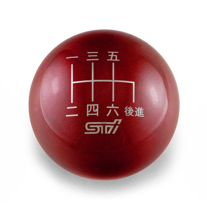 Billetworkz Weighted Shift Knob 6 Speed STI Japanese Engraving Fits Most Subaru STI Models - Navy Blue - BW-KNB-STI6-JPSTI-CRED-SP - Subimods.com