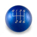 Billetworkz Weighted Shift Knob 6 Speed Velocity Engraving 13 - 21 Subaru BRZ / FR - S / 86 - BW-KNB-BRZ1-VEL6-CBLU-SP - Subimods.com
