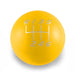 Billetworkz Weighted Shift Knob 6 Speed Velocity Engraving 13-21 Subaru BRZ / FR-S / 86 - BW-KNB-BRZ1-VEL6-GYEL-CK - Subimods.com