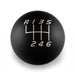Billetworkz Weighted Shift Knob 6 Speed Velocity Engraving 13-21 Subaru BRZ / FR-S / 86 - BW-KNB-BRZ1-VEL6-MBLK-CK - Subimods.com