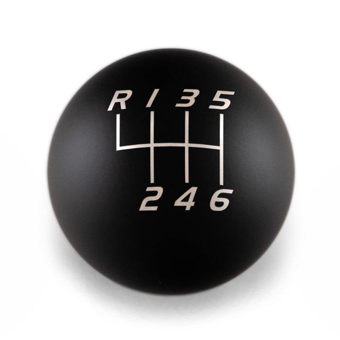 Billetworkz Weighted Shift Knob 6 Speed Velocity Engraving 13 - 21 Subaru BRZ / FR - S / 86 - BW-KNB-BRZ1-VEL6-MBLK-SP - Subimods.com