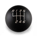 Billetworkz Weighted Shift Knob 6 Speed Velocity Engraving 13 - 21 Subaru BRZ / FR - S / 86 - BW-KNB-BRZ1-VEL6-MBLK-SP - Subimods.com