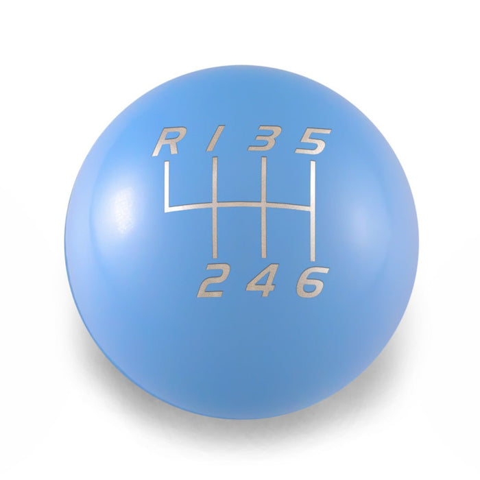 Billetworkz Weighted Shift Knob 6 Speed Velocity Engraving 13 - 21 Subaru BRZ / FR - S / 86 - BW-KNB-BRZ1-VEL6-PBLU-SP - Subimods.com