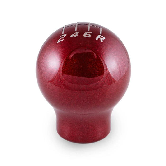 Billetworkz Weighted Shift Knob 6 Speed Velocity Engraving 15 - 25 Subaru WRX - BW-KNB-WRX6-VEL6-CRED-SP - Subimods.com