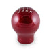 Billetworkz Weighted Shift Knob 6 Speed Velocity Engraving 15 - 25 Subaru WRX - BW-KNB-WRX6-VEL6-CRED-SP - Subimods.com