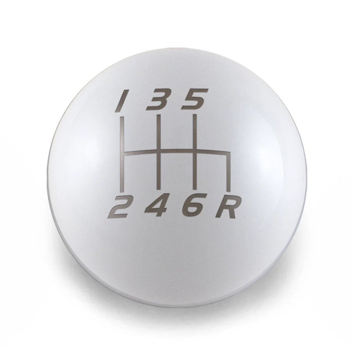 Billetworkz Weighted Shift Knob 6 Speed Velocity Engraving 15 - 25 Subaru WRX - BW-KNB-WRX6-VEL6-GWHT-SP - Subimods.com