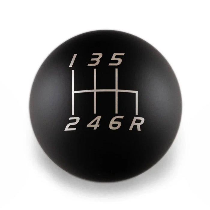 Billetworkz Weighted Shift Knob 6 Speed Velocity Engraving 15-25 Subaru WRX - BW-KNB-WRX6-VEL6-MBLK-CK - Subimods.com