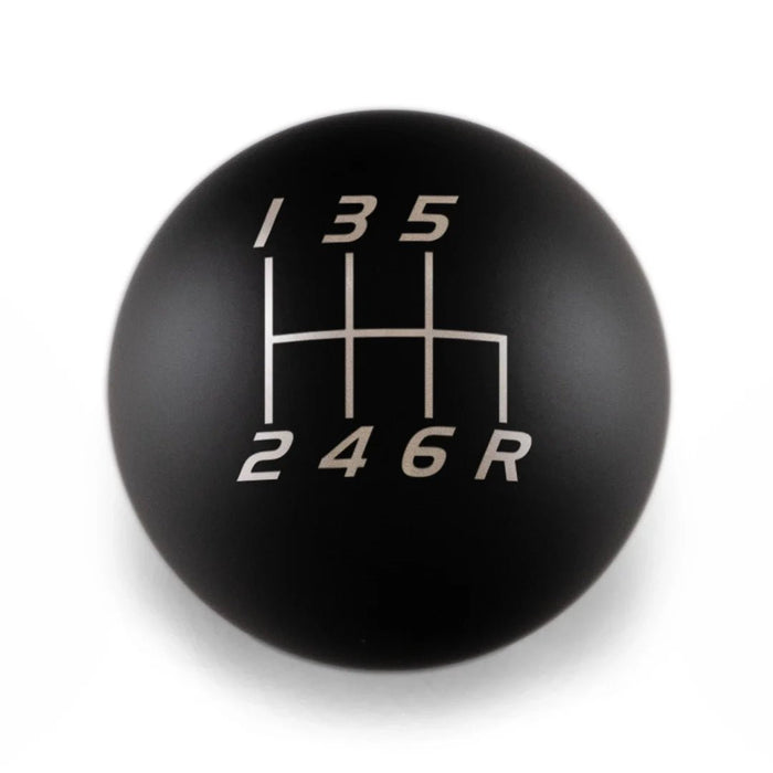 Billetworkz Weighted Shift Knob 6 Speed Velocity Engraving 15 - 25 Subaru WRX - BW-KNB-WRX6-VEL6-MBLK-SP - Subimods.com