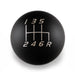 Billetworkz Weighted Shift Knob 6 Speed Velocity Engraving 15 - 25 Subaru WRX - BW-KNB-WRX6-VEL6-MBLK-SP - Subimods.com
