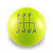 Billetworkz Weighted Shift Knob 6 Speed Velocity Engraving 15 - 25 Subaru WRX - BW-KNB-WRX6-VEL6-NYEL-SP - Subimods.com