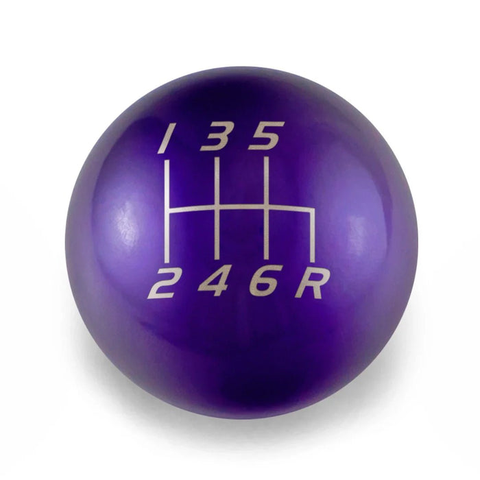 Billetworkz Weighted Shift Knob 6 Speed Velocity Engraving 15 - 25 Subaru WRX - BW-KNB-WRX6-VEL6-PURP-SP - Subimods.com