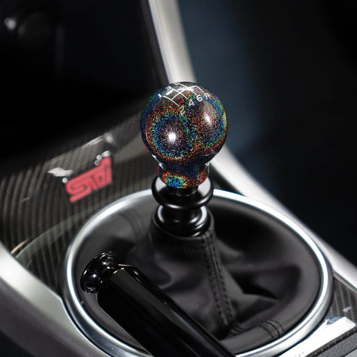 Billetworkz Weighted Shift Knob 6 Speed Velocity Engraving 15 - 25 Subaru WRX - BW-KNB-WRX6-VEL6-RBSP-SP - Subimods.com