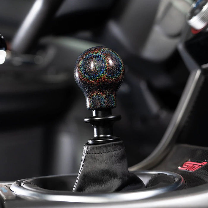 Billetworkz Weighted Shift Knob 6 Speed Velocity Engraving 15 - 25 Subaru WRX - BW-KNB-WRX6-VEL6-RBSP-SP - Subimods.com