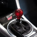 Billetworkz Weighted Shift Knob 6 Speed Velocity Engraving Fits Most Subaru STI Models - BW-KNB-STI-VEL6-CRED-SP - Subimods.com