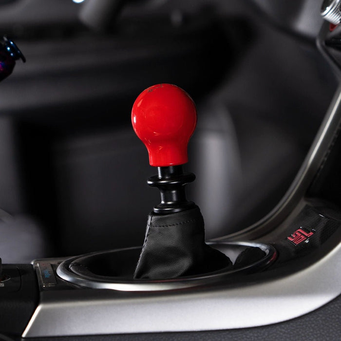 Billetworkz Weighted Shift Knob 6 Speed Velocity Engraving Fits Most Subaru STI Models - BW-KNB-STI-VEL6-GRED-SP - Subimods.com